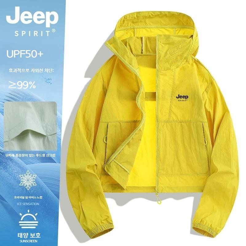 JEEP SPIRIT 여성 바람막이 데일리 방풍 자외선 차단 기능성 아웃도어 등산 자켓 - 상세 이미지 3