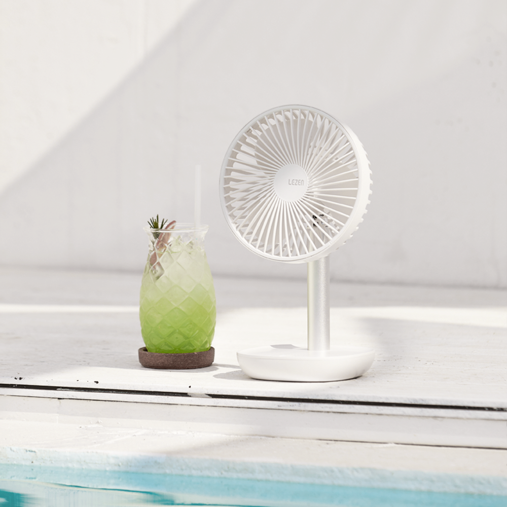 [중고] [S급리퍼] 르젠 시그니처 캐릭터 무선 저소음 BLDC 탁상용 선풍기 LZF-BN08 이미지 2