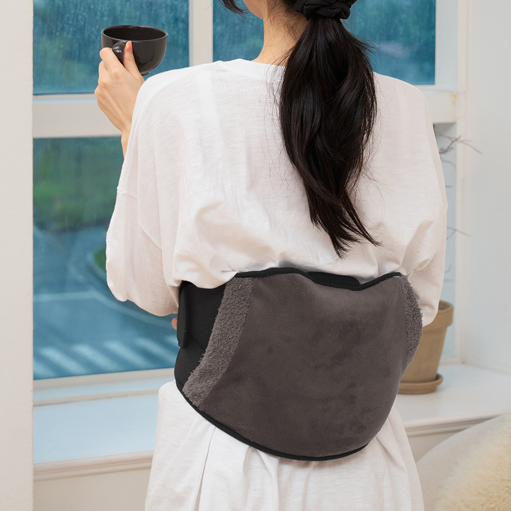 황토 온열 찜질기 세라믹 돌 원적외선 배 허리 복부 복대 건강 생리통 충전식 전기 찜질팩