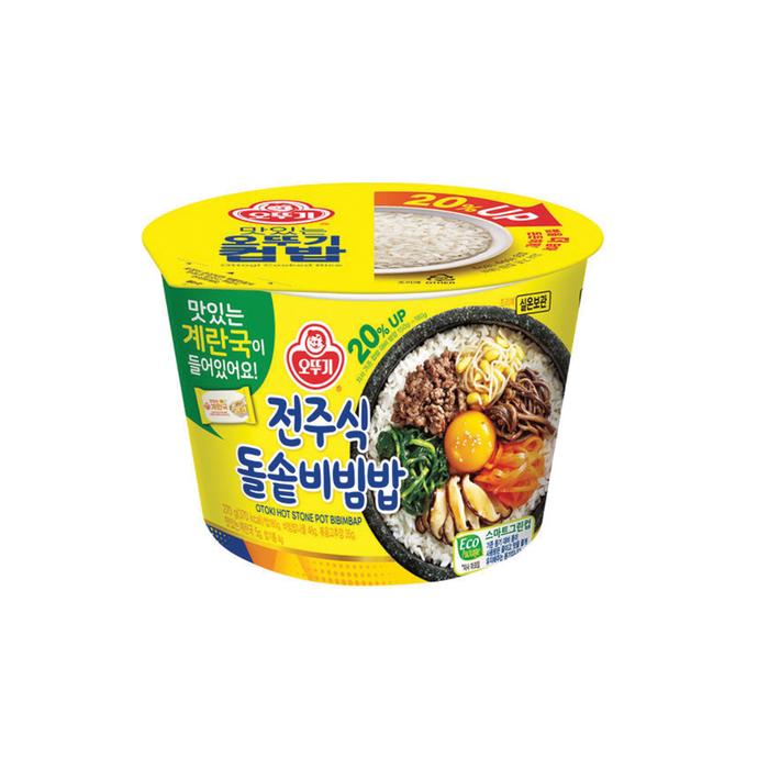 오뚜기 컵밥 전주식돌솥비빔밥(즉석국) 270g x12개입 : 셀러허브샵