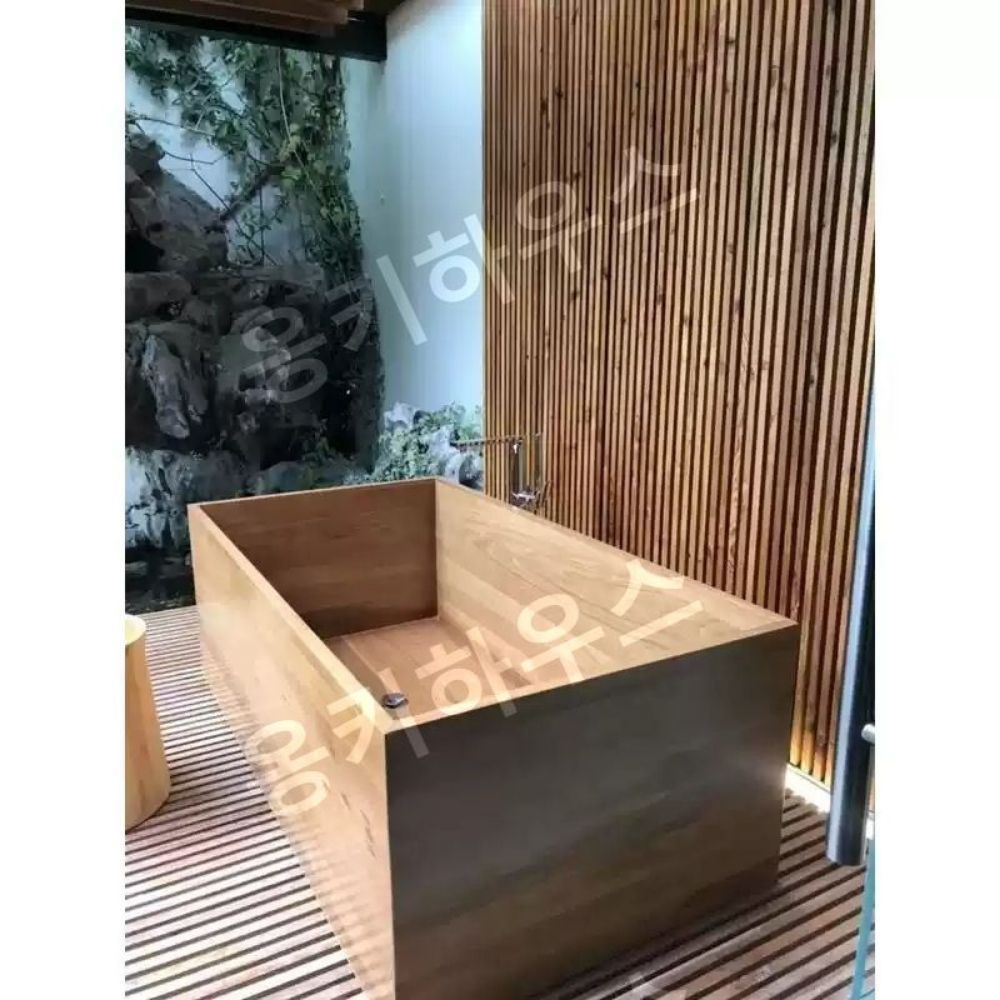 히노끼탕 편백나무욕조 히노끼욕조 사우나 오크 나무 가정용