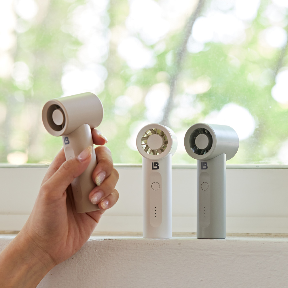 라이브박스 대용량 배터리 무선 휴대용 미니 핸디 손 선풍기 초소형 제트 터보 손풍기