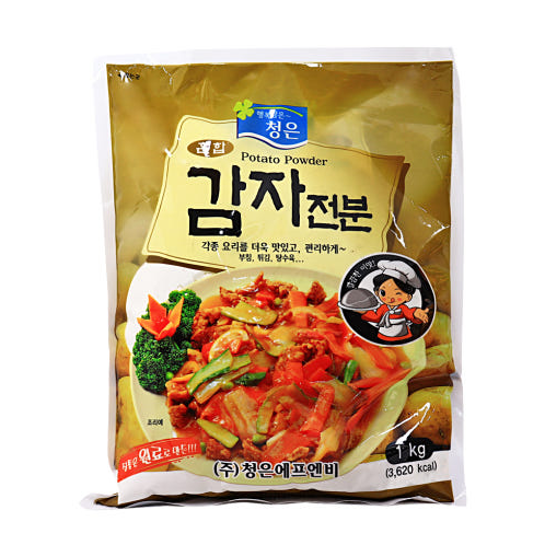 청은 감자전분 1kg 생감자로만든 전분 감자가루 감자분말 - 메인 이미지