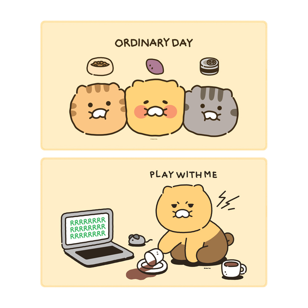 카카오프렌즈 춘식이 빅 장패드 데스크매트 키보드 마우스패드 KFP200