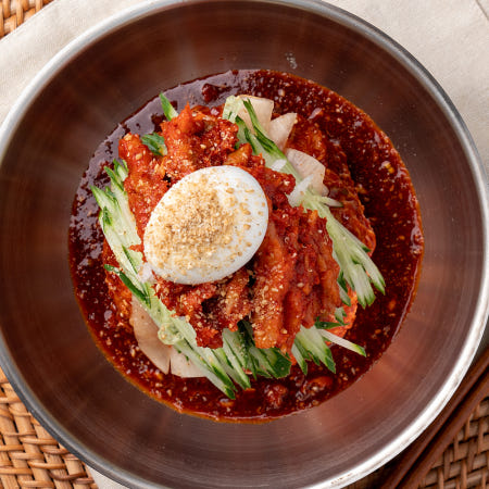 하남 맛집 매콤 새콤 비빔 육수 명태 칡면 풀 회냉면 680g (명태회70g+칡200g+육수360g+소스50g)