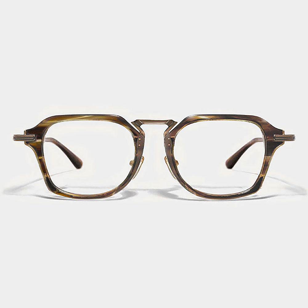 아키하루 9088 티타늄 사각 호피 뿔테 남자 여자 블루라이트차단 시력보호 패션 안경