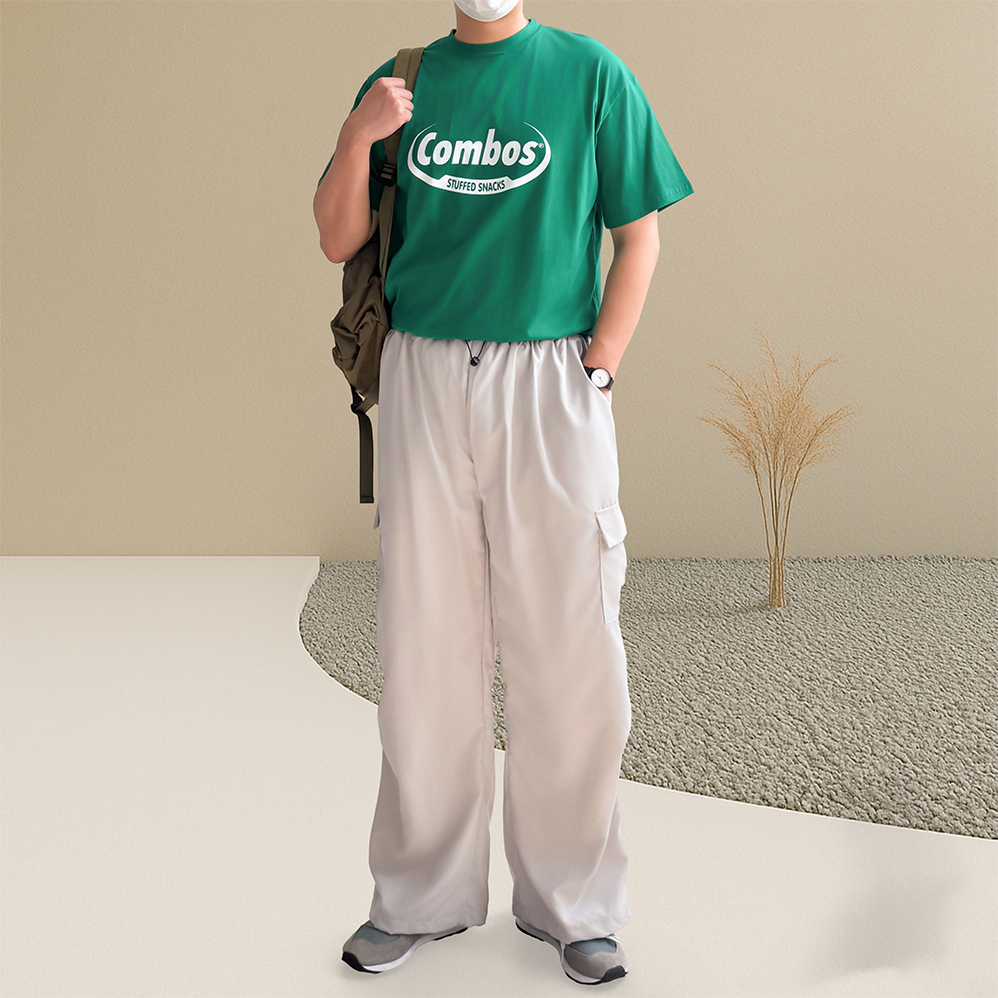 1+1 파라슈트팬츠 남자카고팬츠 여름조거팬츠 - 상세 이미지 5