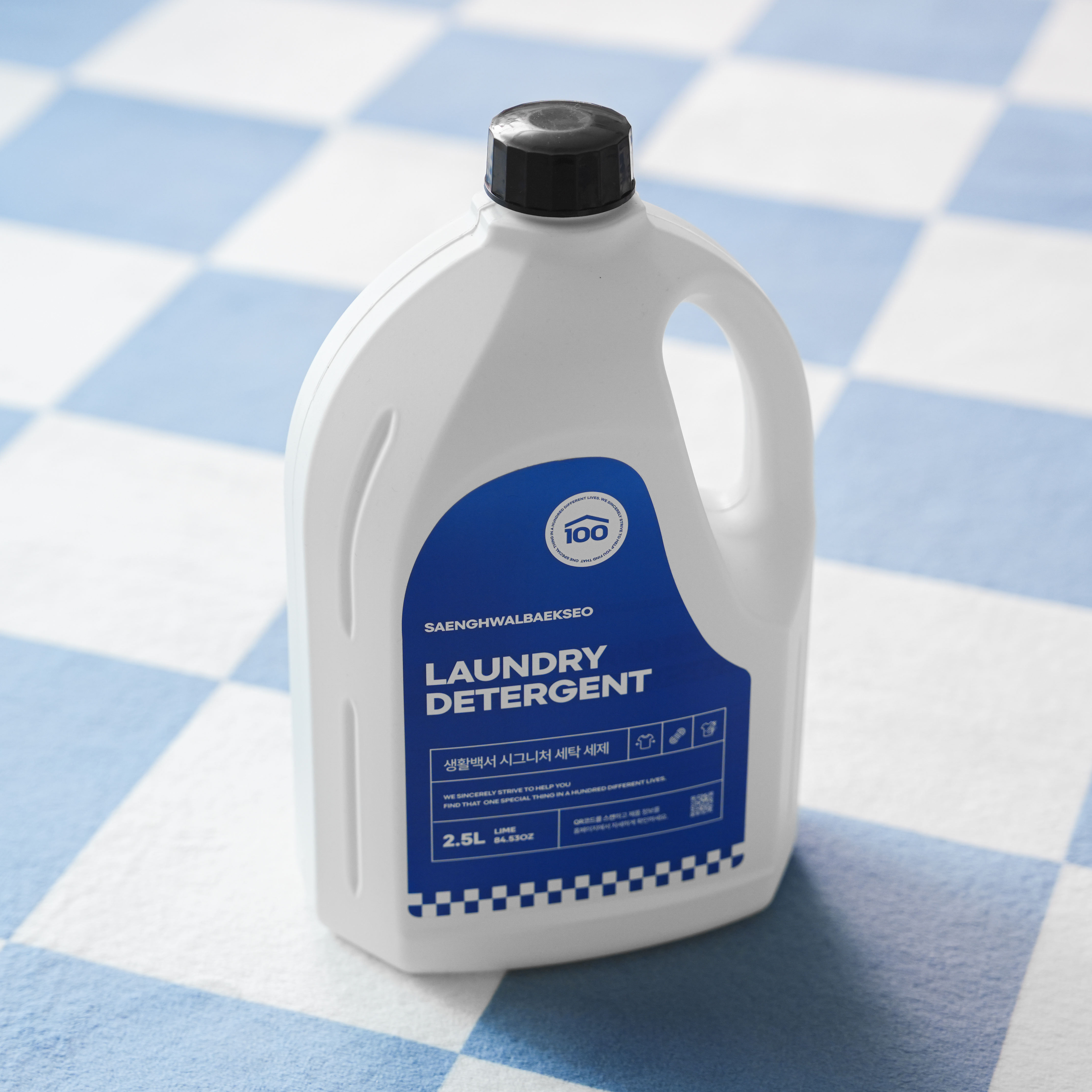 생활백서 중성세제 아기 세탁세제 액체세제 드럼용 일반용 대용량 2개입