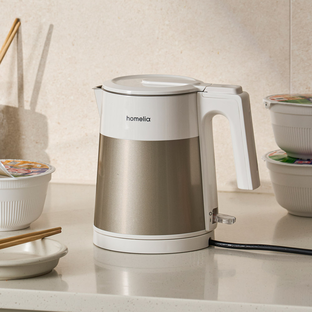 전기포트 커피 무선 티포트 스텐 전기 주전자 통주물 1L