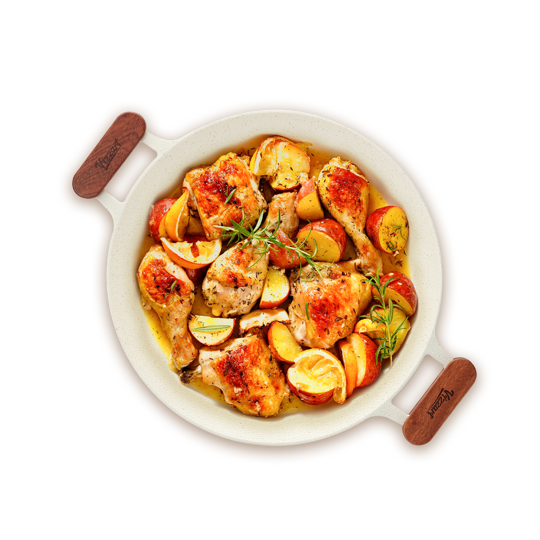 비자트 세라믹 인덕션 캠핑 그리들 국산 바베큐 불판 캠핑용품 가방포함 33cm 아이보리