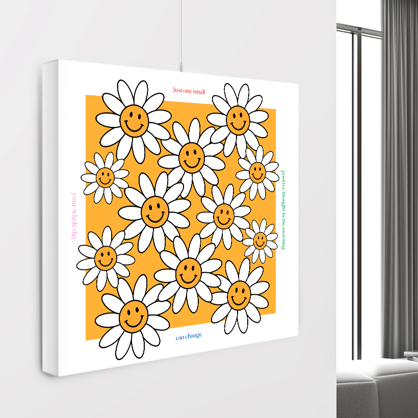 두꺼비집가리개 단자함 배전함 커버 스마일 행복을 주는 인테리어 그림 액자 G 소형