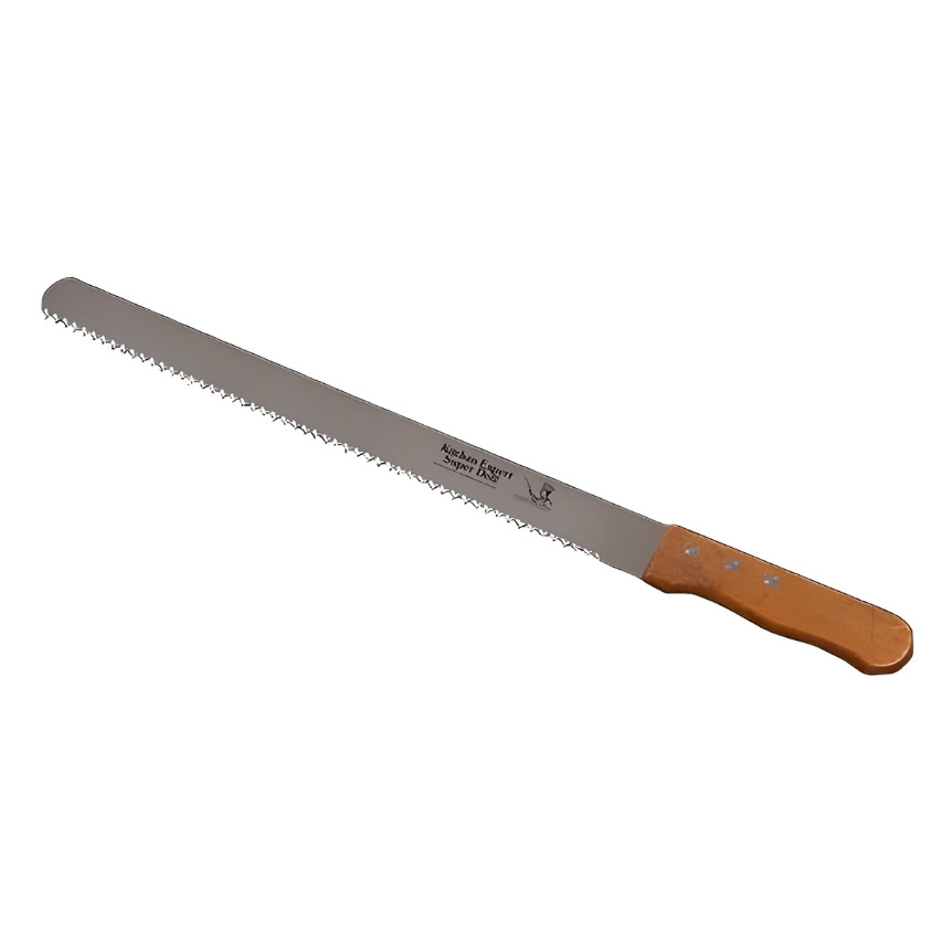 나무손잡이빵칼 30cm 빵칼 케익만들기 브레드나이프 제과제빵도구 식빵 나무손잡이 베이킹 - 메인 이미지