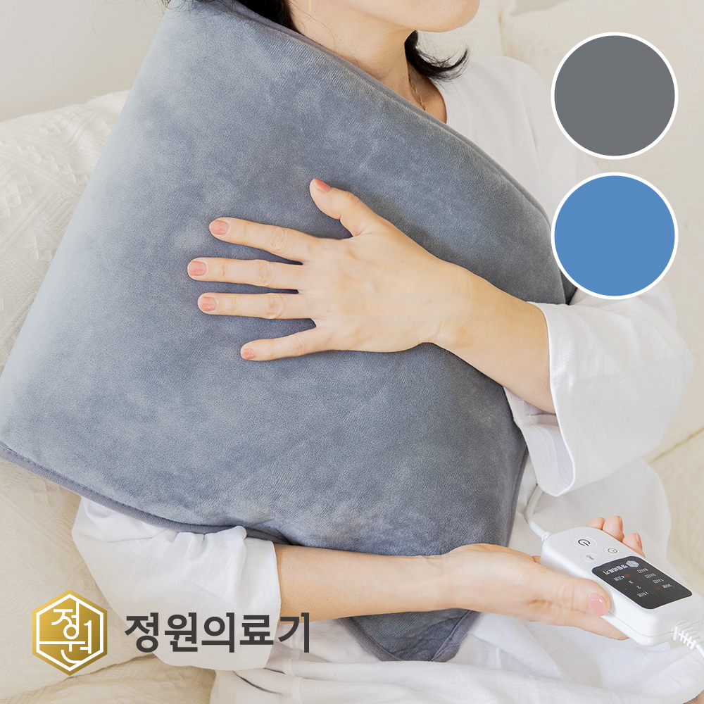 온열찜질기 전기 찜질팩 맥반석 황토 목 어깨 허리 배 복부 무릎 원적외선 찜질기 찜질매트 - 상품 이미지
