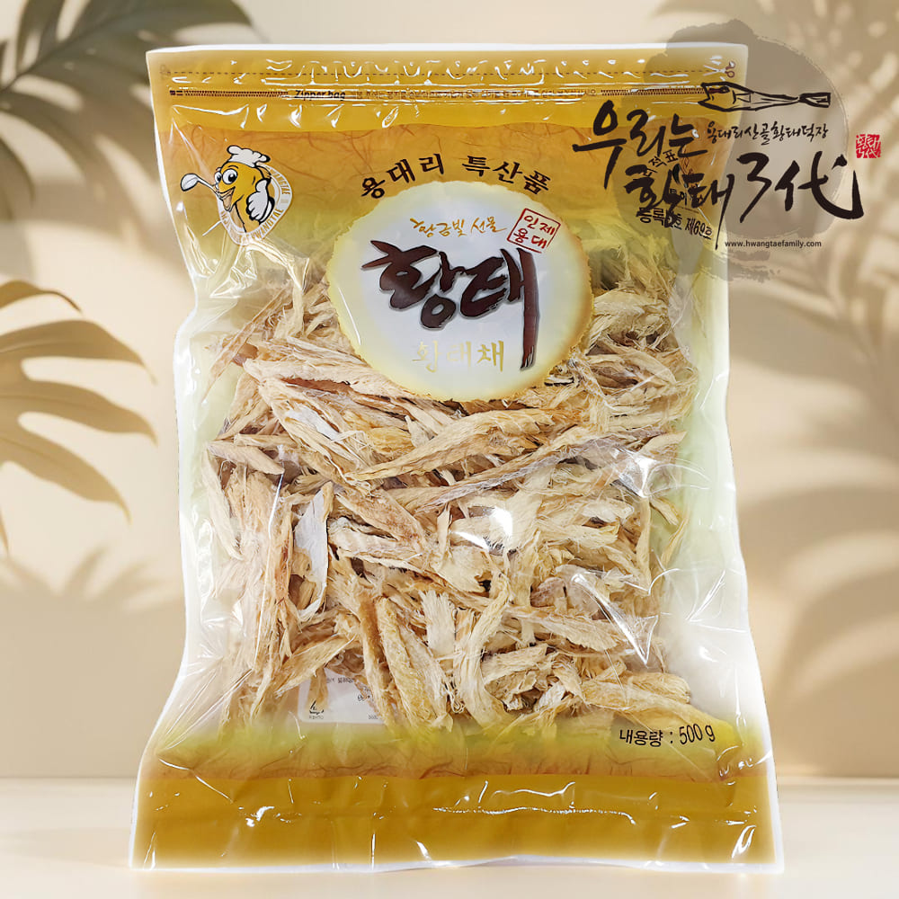용대리 황태채 500g 인간극장 산골황태덕장