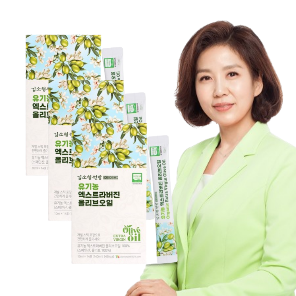 김소형원방 유기농 올리브오일스틱 14포 3박스 - 상품 이미지