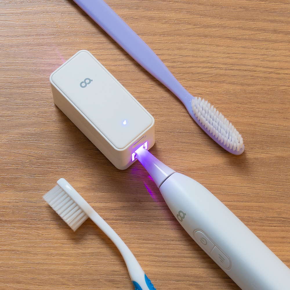 오아 클린이퓨어S 듀얼 UV 휴대용 칫솔 살균기 무선 아기 미니 건조기 1인용 소독기