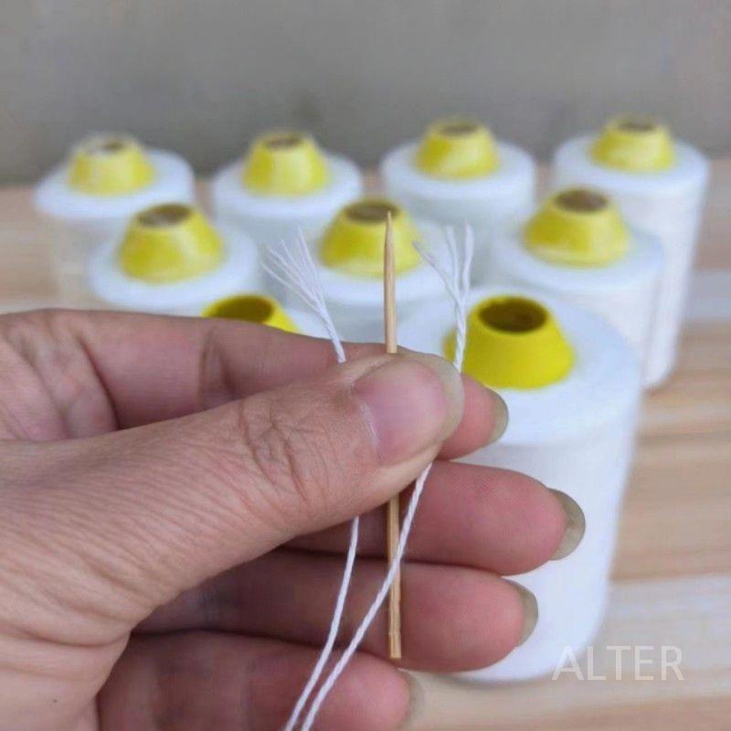포대 미싱기실 마대 휴대용 포장실 재봉틀 미싱실 실 1x3 110g 100롤 (대형) - 상세 이미지 3