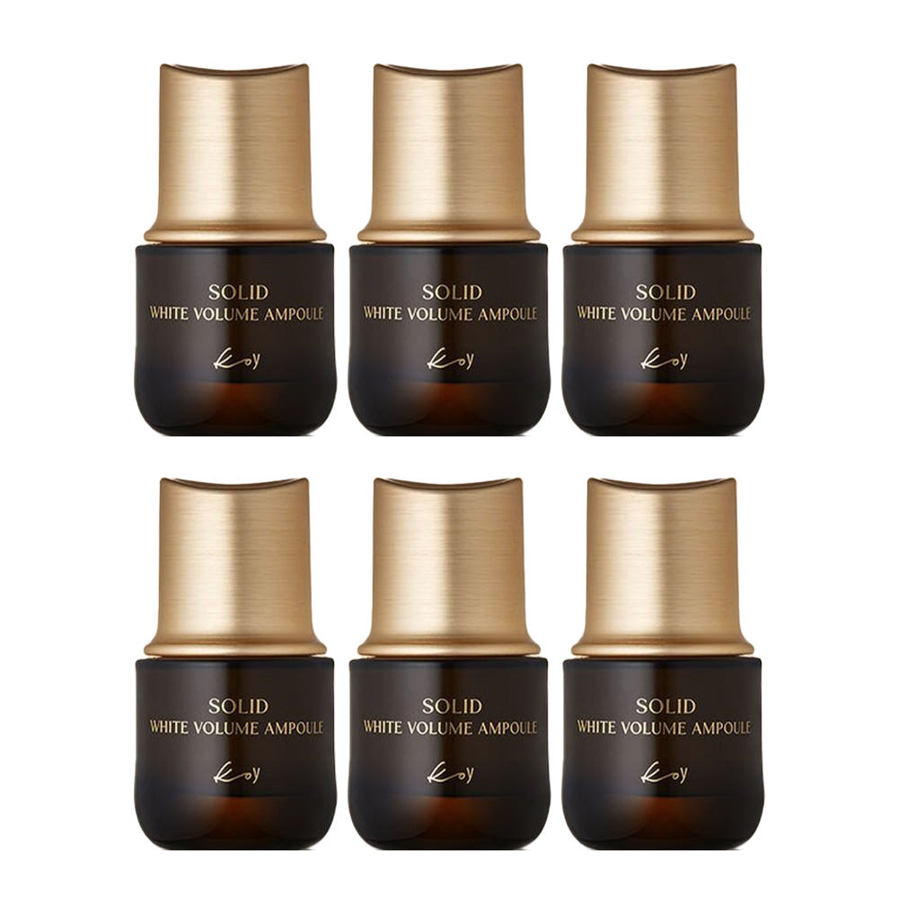 KoY 코이 단백질 화이트 크림 앰플 35ml 6개 솔리드 볼륨 골드