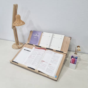 위즈 2단독서대 필기겸용 책거치대 원목 책받침대 루미60, 1개 실사용 후기 | 효과 있을까? - 상품 이미지 3