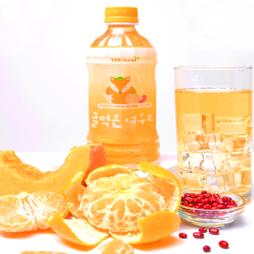 티트리트 여우티 호박팥귤차 페트 500mL, 24개 이미지 8