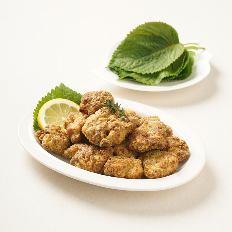 멕시카나 통살깻잎치킨 350g 순살 가라아게 텐더 : 티글