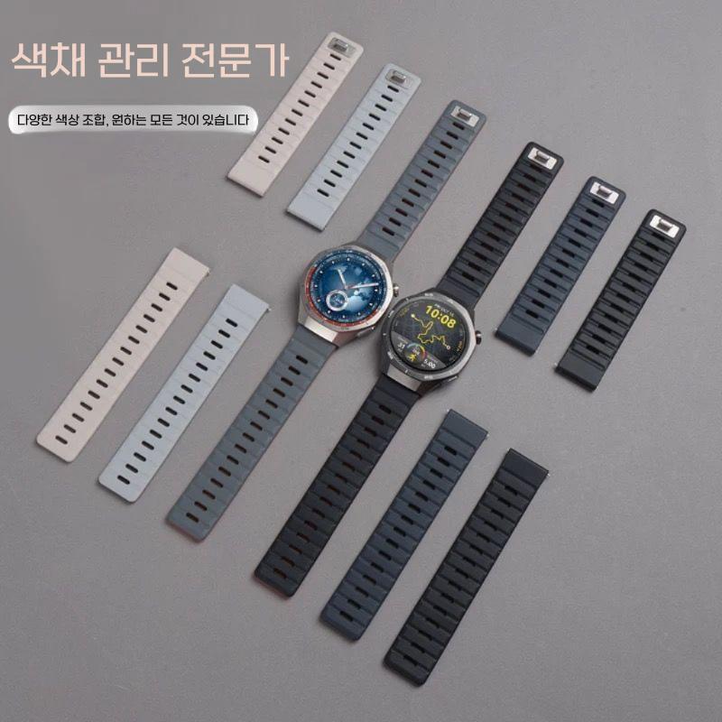 QCY 액티브 GX GS 22mm 스트랩 2컬러 통기성 마그네틱 밴드 - 상세 이미지 5