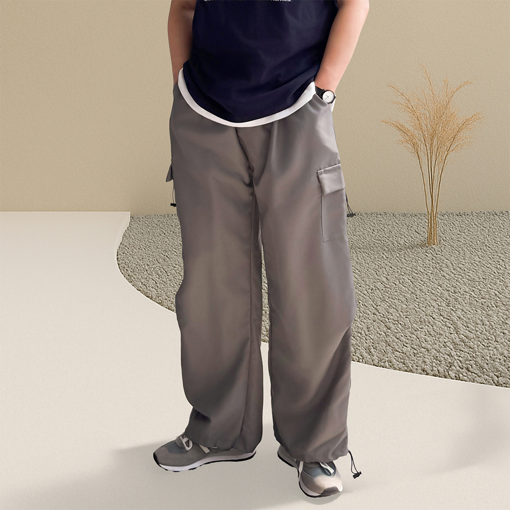 1+1 파라슈트팬츠 남자카고팬츠 여름조거팬츠 - 상품 이미지