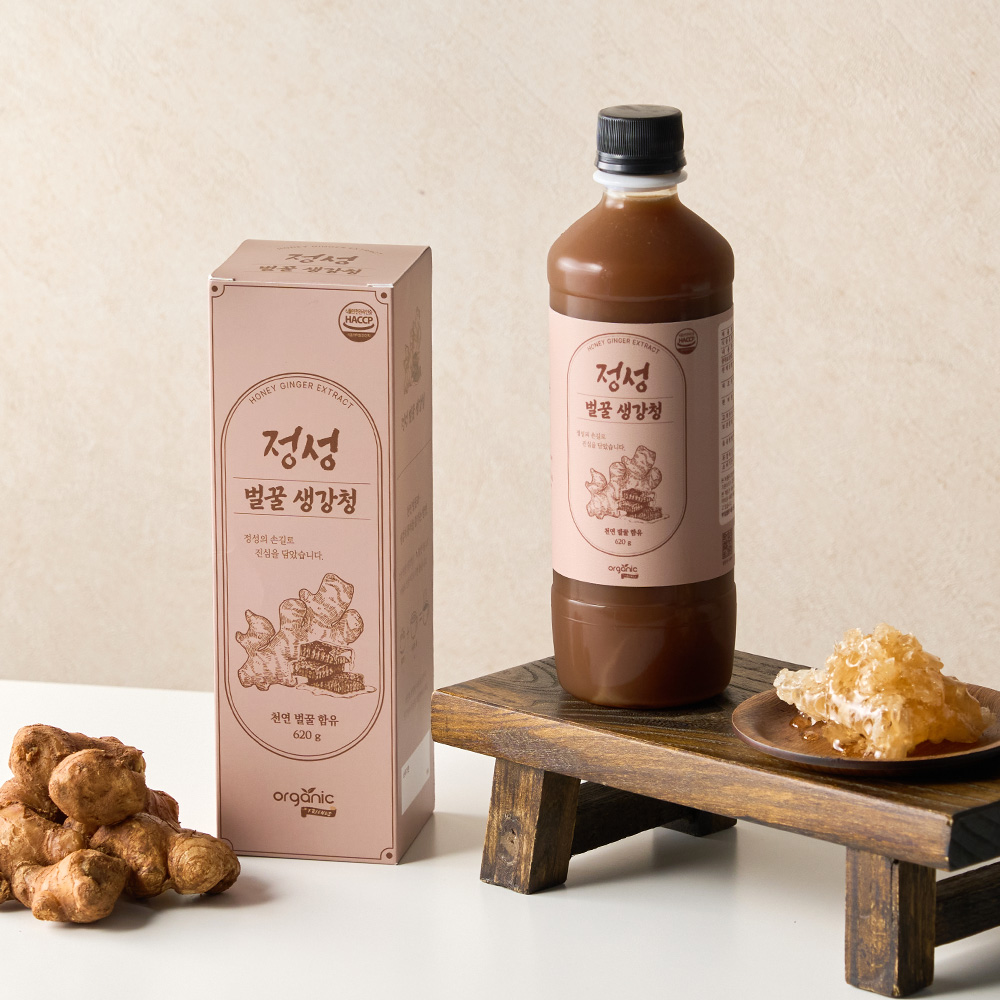 물 없이 만들어 진하고 맛있는 국내산 생강청 생강차 진액 엑기스 620g, 1개 - 상세 이미지 2