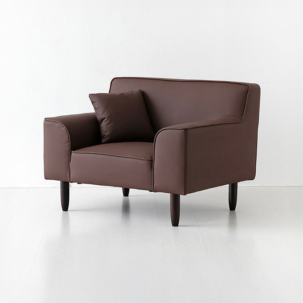 티볼리 소파 1인 1645 스툴미포함, 브라운 8347.4938, 1인용