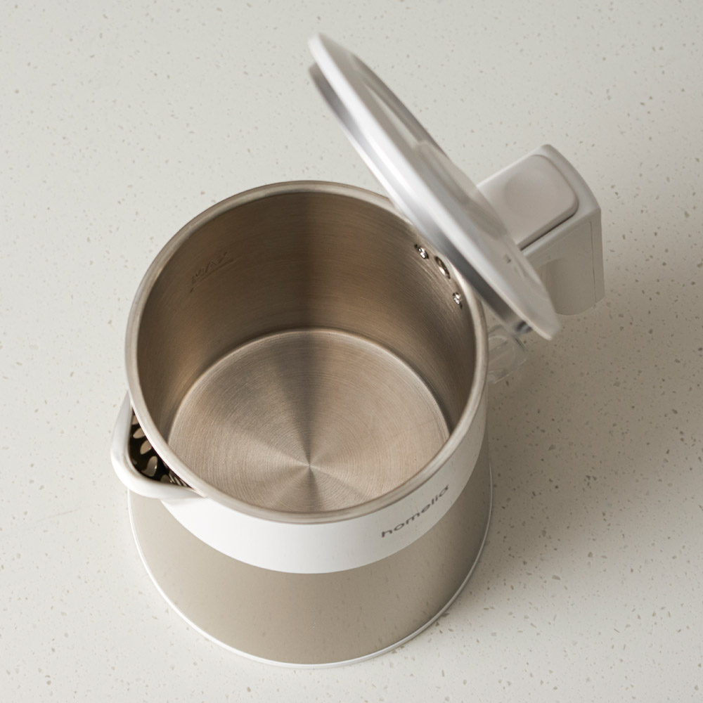 전기포트 커피 무선 티포트 스텐 전기 주전자 통주물 1L