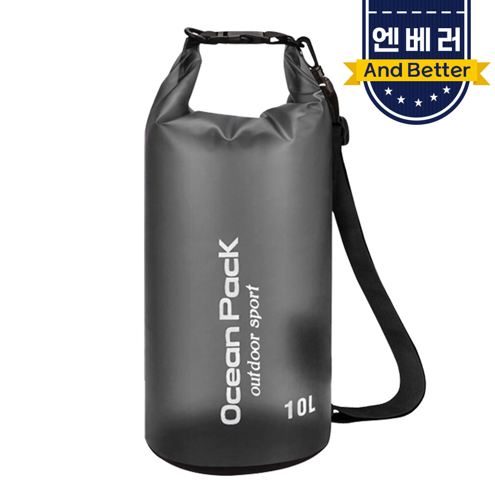 수영가방 방수 샤워가방 아쿠아 드라이백 수영복 파우치 비치백 10L 이미지 6