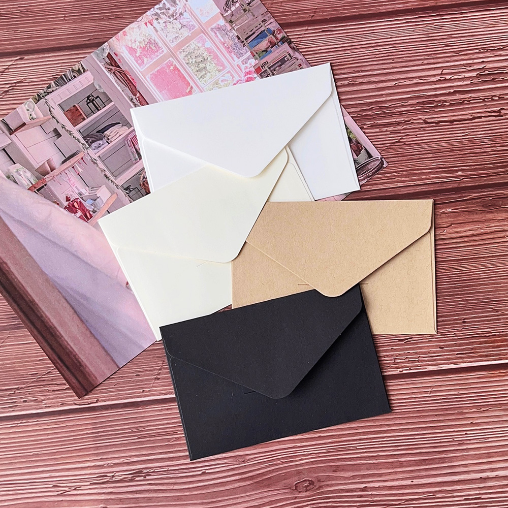 명함봉투 미니 포카 사진 쿠폰 카드 종이 봉투 사진관 105x70mm 이미지 2