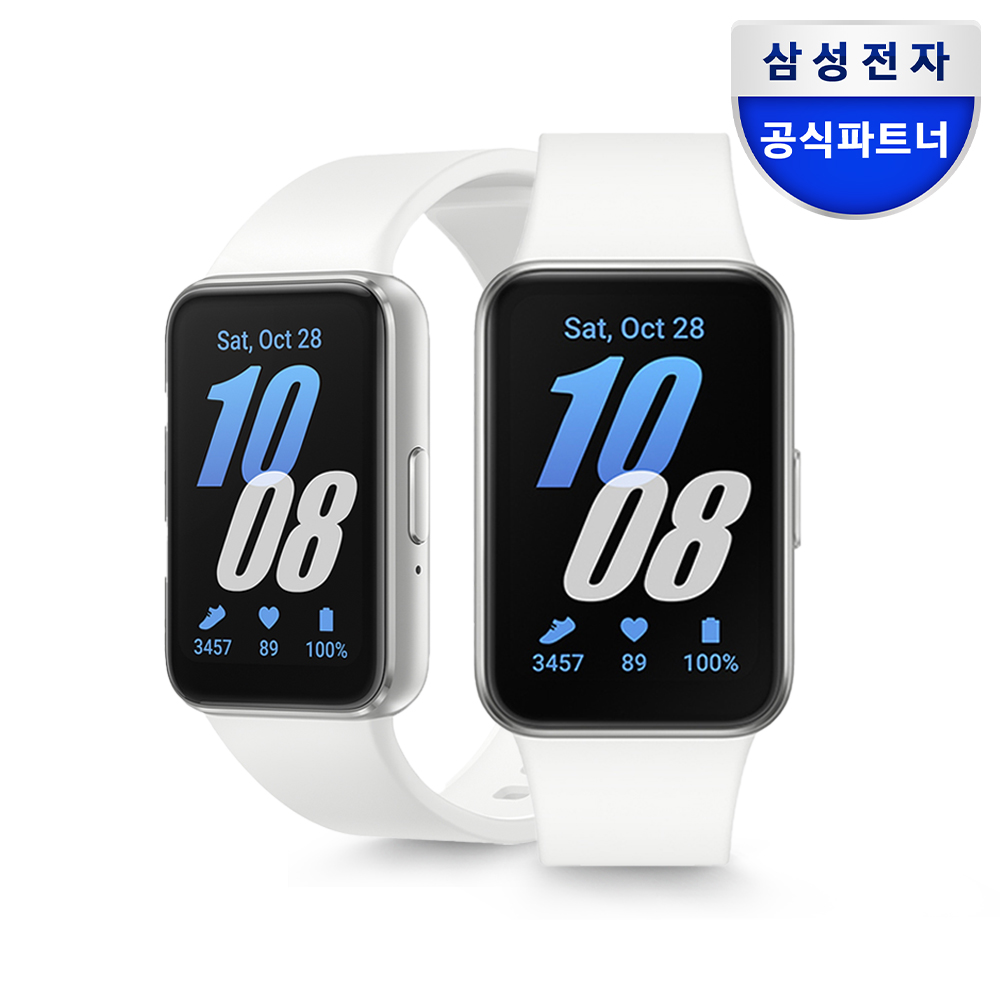 삼성 갤럭시 핏3 SM-R390N 스마트 밴드 워치 실버, 40mm, 블루투스