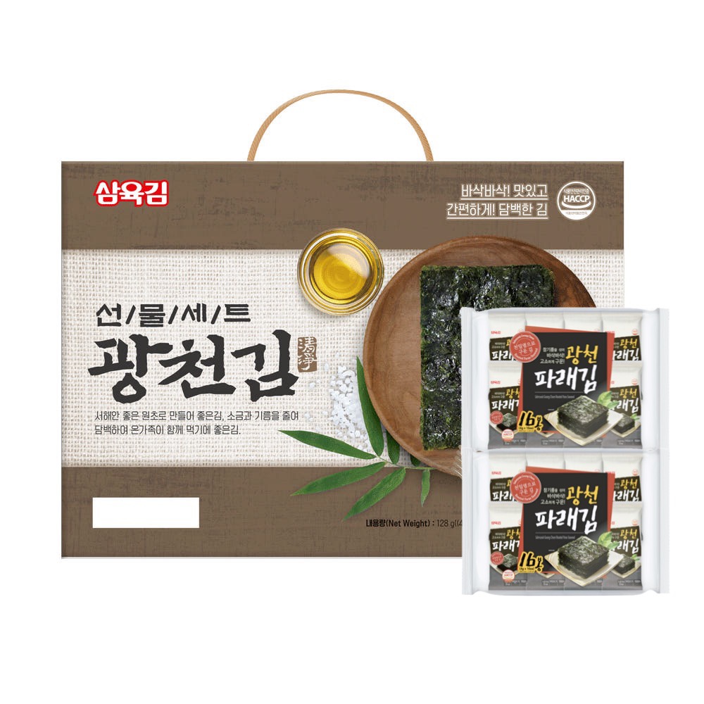 김선물세트 삼육김 광천재래김 4g 32개입, 1개 - 상세 이미지 2