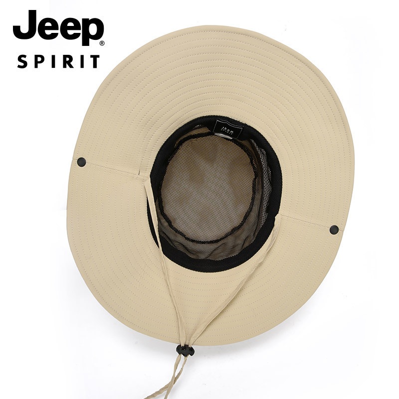 JEEP 지프 챙넓은 벙거지 모자 여름 남자 캠핑 등산 모자 - 상세 이미지 4