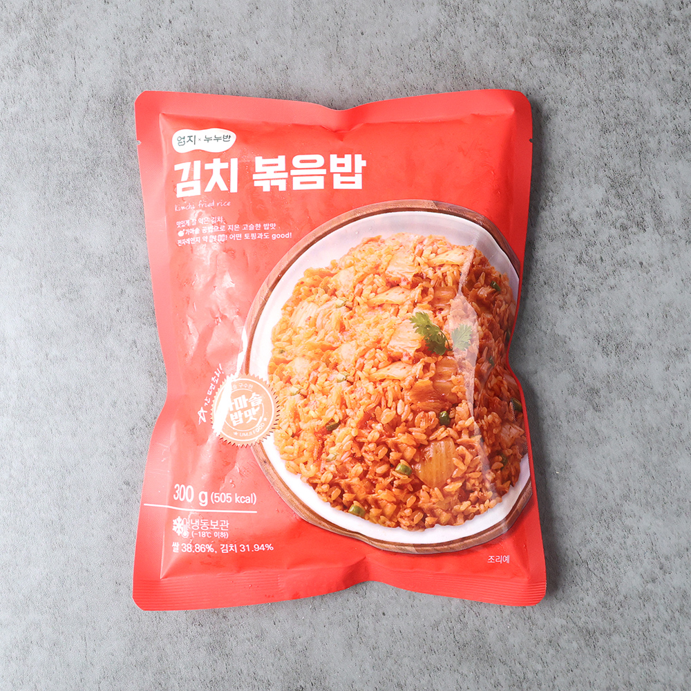 엄지 냉동 김치볶음밥 업소용 300g x 30개 즉석볶음밥 간편식 - 상세 이미지 2