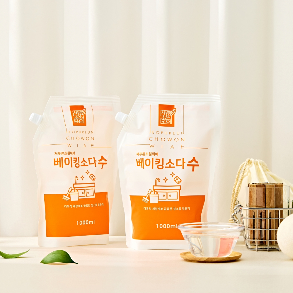 베이킹소다 프리미엄 워터 가성소다 세제 세정제 대용량 1L 베이킹소다