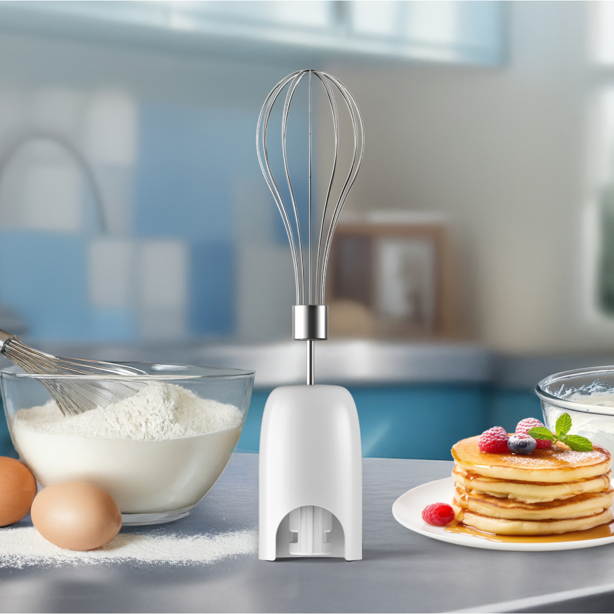 필립스 데일리 핸드 블렌더 다지기 거품기 비커 구성 HR2533/00 화이트