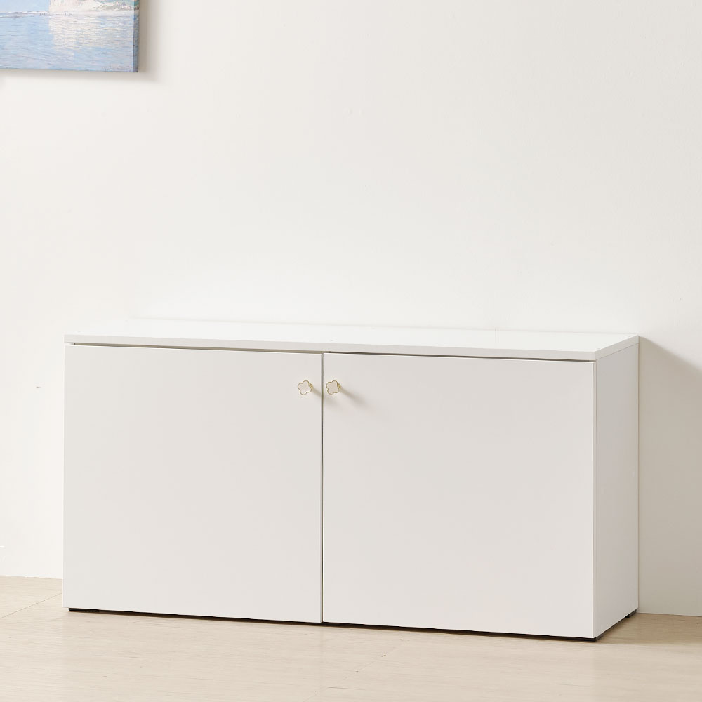 우탄 높은 티비다이 원룸 낮은 거실장 안방 미니 TV 선반 수납 2단