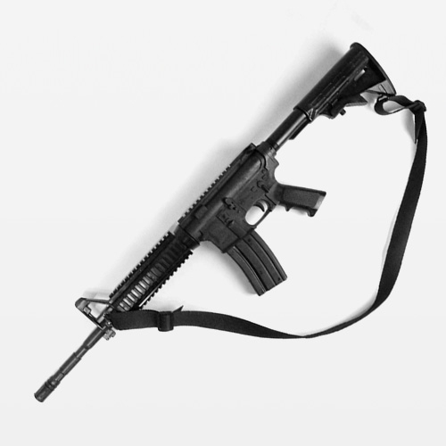 무스포 M4 고무모형소총 E-400 대검장착가능 - 메인 이미지