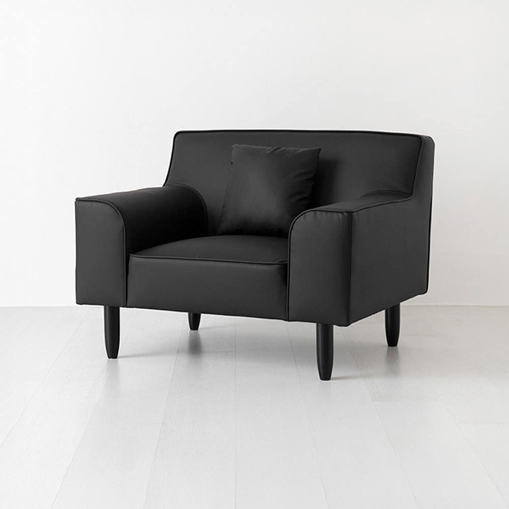 티볼리 소파 1인 1645 스툴미포함, 블랙 7846.4871, 1인용