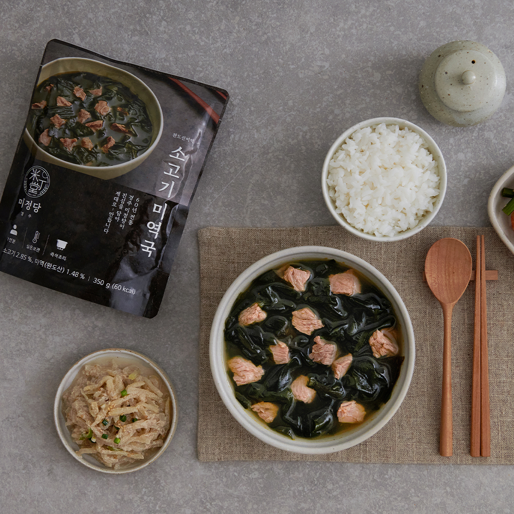 미정당 완도산미역 소고기 미역국, 350g, 10개 - 상세 이미지 2
