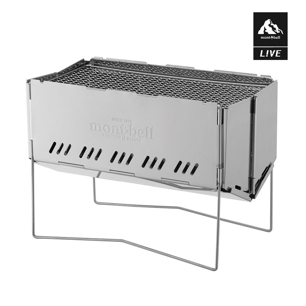 LIVE 몽벨 폴딩 파이어핏 - 초경량 화로대 2중연소 깔끔한불꽃 JBEGXUPF271