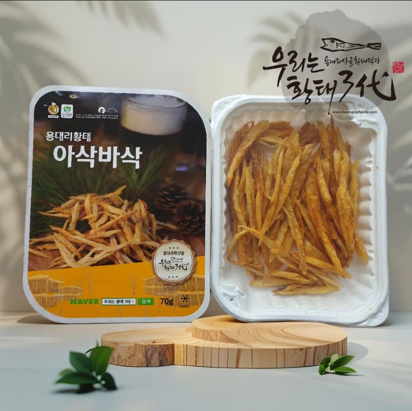 용대리 황태채 아삭바삭 맥주 안주 간식 인간극장 산골황태덕장 - 상세 이미지 3