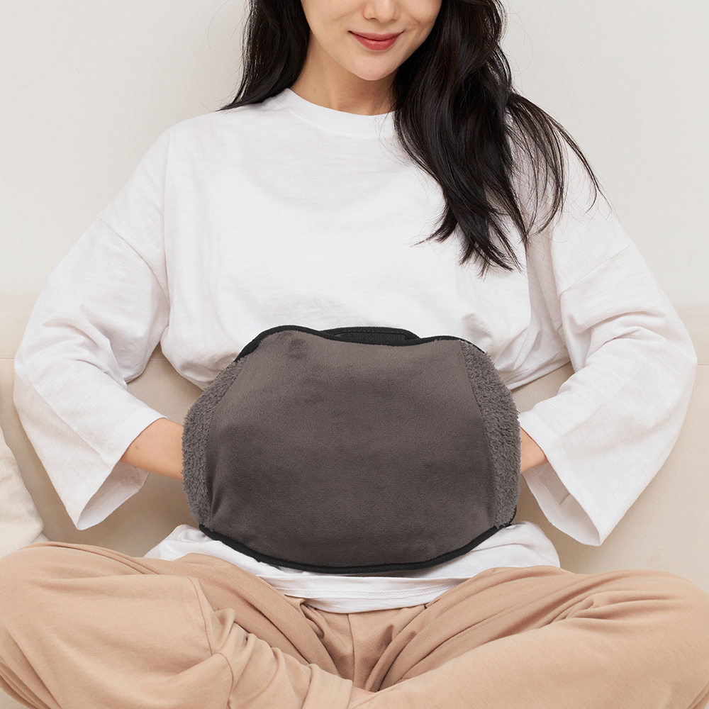 황토 온열 찜질기 세라믹 돌 원적외선 배 허리 복부 복대 건강 생리통 충전식 전기 찜질팩