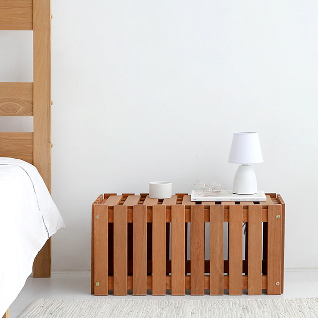 KEMIE 원목수납함 XL453 625x303x295mm, 1단, 7423.4163