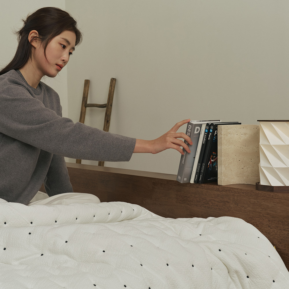 슬립오버 침대세트 (뉴베이직 메모리폼 매트리스 + 우드프레임 + 방수커버) 소노호텔&리조트