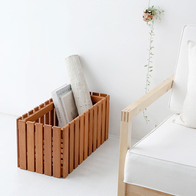 KEMIE 원목수납함 XL453 625x303x295mm, 1단, 7423.4163