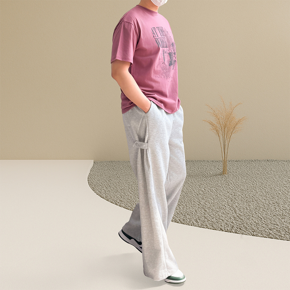 스웻팬츠 통큰바지 남자벌룬팬츠 - 상세 이미지 3