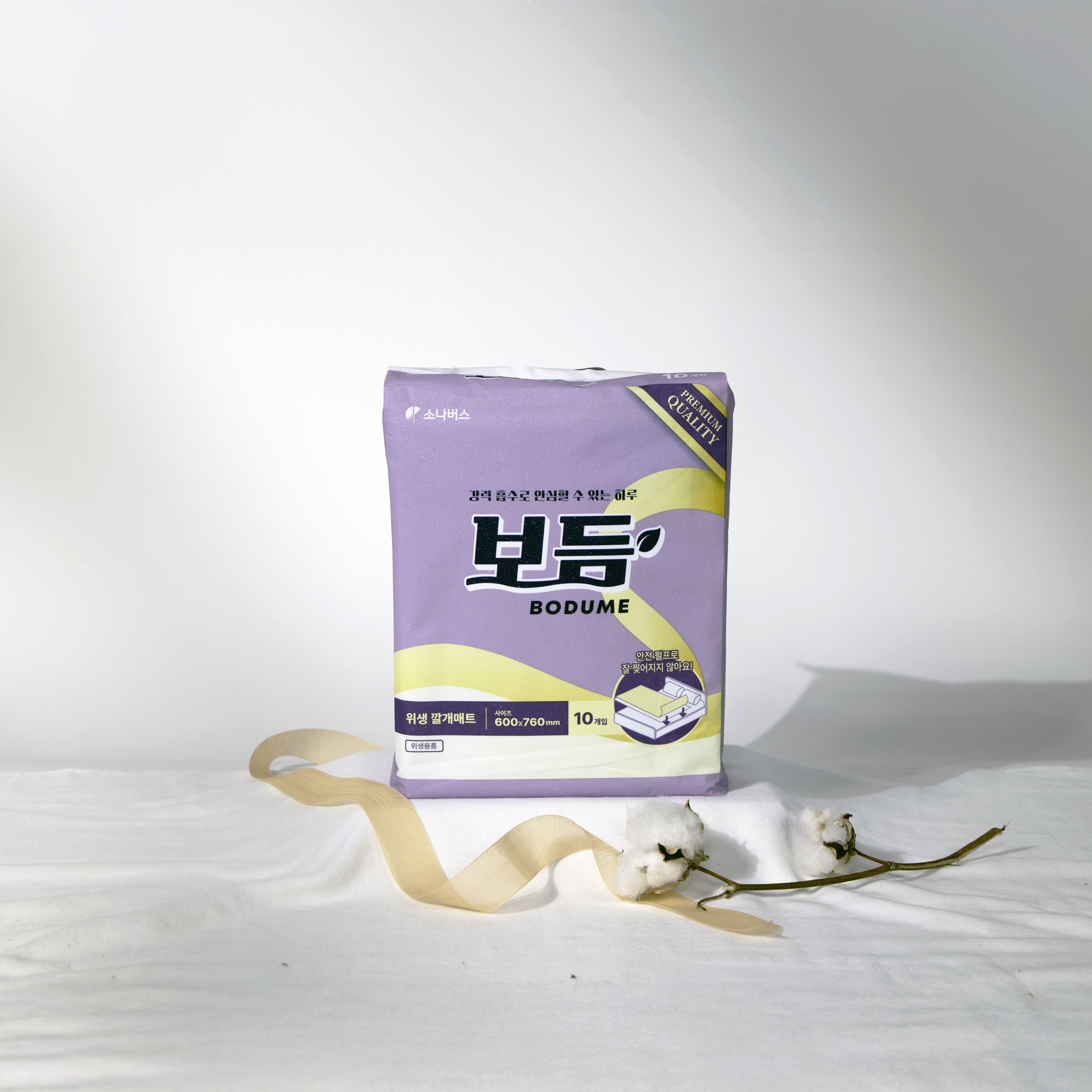 보듬 깔개매트 요실금패드 산모패드 60x76cm, 10개입, 4개 - 상세 이미지 3